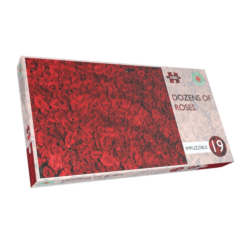 image 1 of Dozens of Roses - Impuzzible No. 19 - 1000 Piece Jigsaw Puzzle