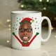 image 5 of Personalised Photo Upload Christmas Elf Mug White