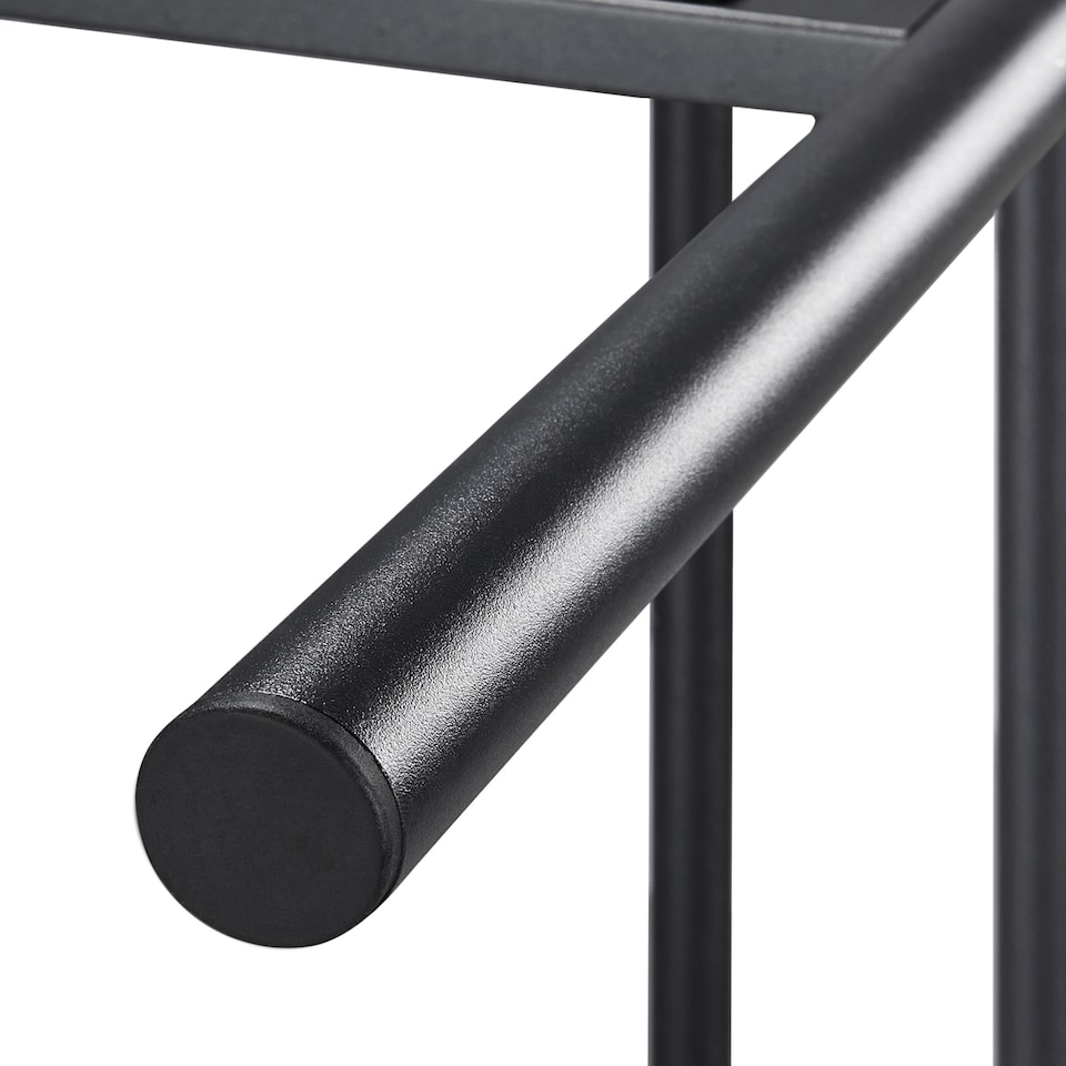 image 1 of Yaheetech 3ft Single Metal Bed Frame with Diamond Pattern Headboard, 32cm Underbed Storage, No Box Spring Needed, Black