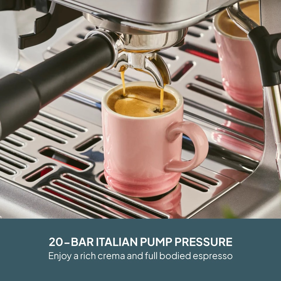 image 1 of Cooks Professional Bean-To-Cup Espresso Coffee Machine with Grinder, Steam Wand & Accessories | Silver