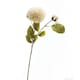 image 4 of Hill Interiors Dahlia Artificial Flower - White/Green - One Size