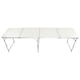 image 5 of 8ft Folding Outdoor Camping Kitchen Extending Work Top Table | White
