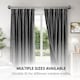 image 8 of Lister Cartwright 25mm Black Nickle Industrial Pipe Extendable Curtain Pole Heavy Duty Metal Curtain Rod with Rings(120-210 cm)