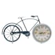 image 1 of Hometime Mantel Clock Bicycle Grey | Blue