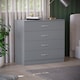 image 1 of Vida Designs Riano 4 Drawer Chest of Drawers Bedroom Storage, Grey