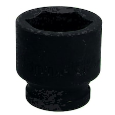 3/4" Drive 38mm Shallow Metric MM Impact Impacted Socket 6 Sided Single Hex