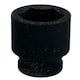 image 1 of 3/4" Drive 38mm Shallow Metric MM Impact Impacted Socket 6 Sided Single Hex