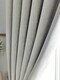 image 5 of Chenille Blackout Pencil Pleat Taped Top Curtains - 117cm x 137cm - Silver