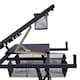 image 5 of Yaheetech Height Adjustable Glass Drafting Table & Stool Set For Artists | Black