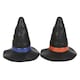 image 3 of Something Different Witches Hat Salt and Pepper Shakers - Black/Blue/Orange - One Size