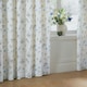 image 3 of Wylder Meadow Room Darkening 100% Cotton White/Cornflower Eyelet Curtains (W)168cm x (D)137cm | White | Cornflower White | One Size