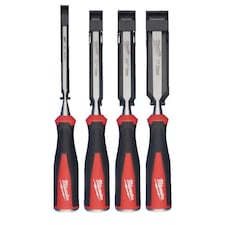 Milwaukee - Beveled Edge Chisels Set 4 Piece - 4932479897