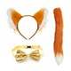 image 1 of Mr Fox Accessory Set - Ears, Tail & Tie Orange | One Size
