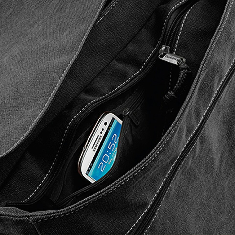 image 1 of Quadra Vintage Canvas Despatch Bag - 14 Litres - Vintage Black - One Size Black