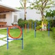 image 6 of PawHut Pet Agility Set Training Dogs Outward Outdoor Play Hurdle Jump Hoop Pole