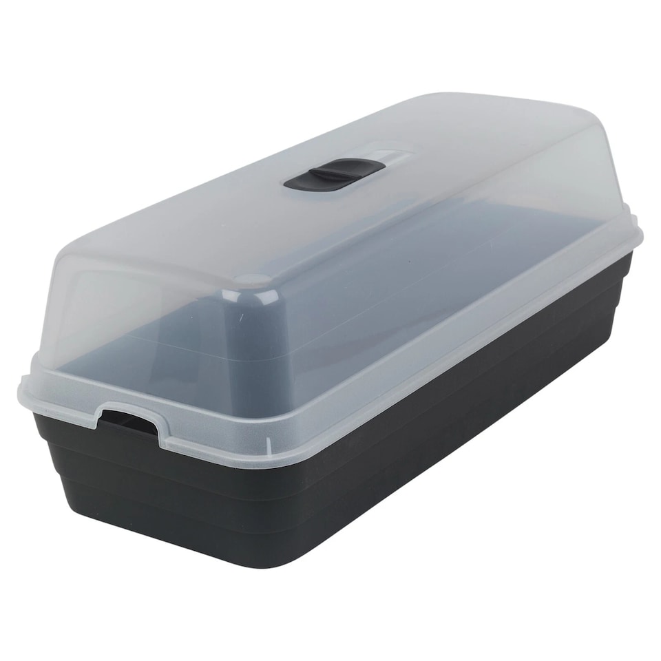 image 1 of Flower Herb Grow Planter Pot Box Kit Ventilated Lid Greenhouse Balcony Container