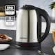 image 2 of GEEPAS  2 Slice Bread Toaster & 1.8L Electric Kettle Kitchen Combo Set | Silver