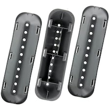 SPARES2GO 10 Hole Drum Paddle Lifter Arm for Hotpoint Washing Machines (183 x 53 x 38mm, Pack of 3)