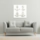 image 2 of Drawn Anchors (Canvas Print) 101 x 101 x 4cm
