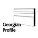 image 2 of PACK OF 5 (Total 5 Units) - 25mm x 194mm White Primed MDF Georgian Skirting Board - 4200mm Length