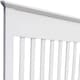 image 4 of 3ft Single White finish solid wood wooden headboard bed head end board | White | 3ft Single