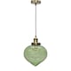 image 1 of Layla - Green Vintage Design Pendant Light with Antique Brass Flex Set