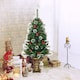 image 8 of COSTWAY 4FT Artificial Christmas Tree Mini Tabletop Christmas Tree with Base