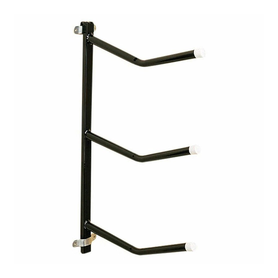 image 1 of Stubbs Removable 3 Poles Saddle Rack - Black - 77cm