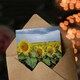 image 3 of Carol M Highsmith Art Card A Kansas Sunflower Field Up Close