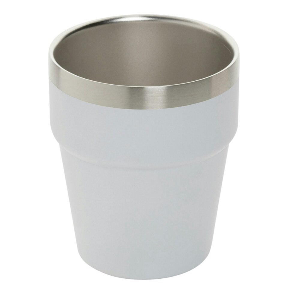 image 1 of XD Collection Clark Double Wall 300ml Cup - White - One Size