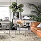 image 2 of Black Oval Side Table