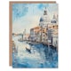 image 1 of Venice Watercolour St Mark's Basilica Detailed Birthday Card