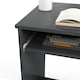 image 8 of HOMCOM Compact Computer Table w/ Keyboard Tray Drawer Study Office Work, Grey