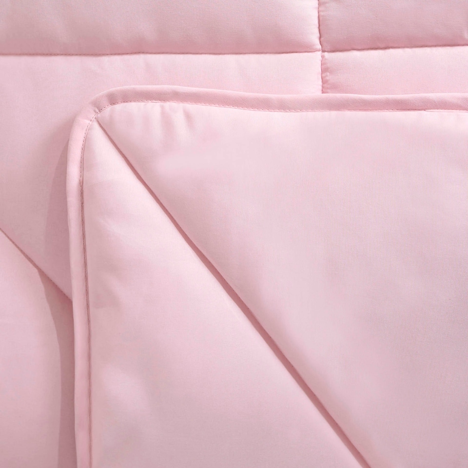 image 1 of OHS Coverless Quilted Geometric Embossed Soft Plush Cosy 7.5 Tog Washable Duvet Cover and Pillowcase Bedding Set Grey | Double
