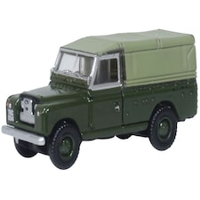 Oxford Diecast Land Rover Series II LWB Canvas Bronze Green