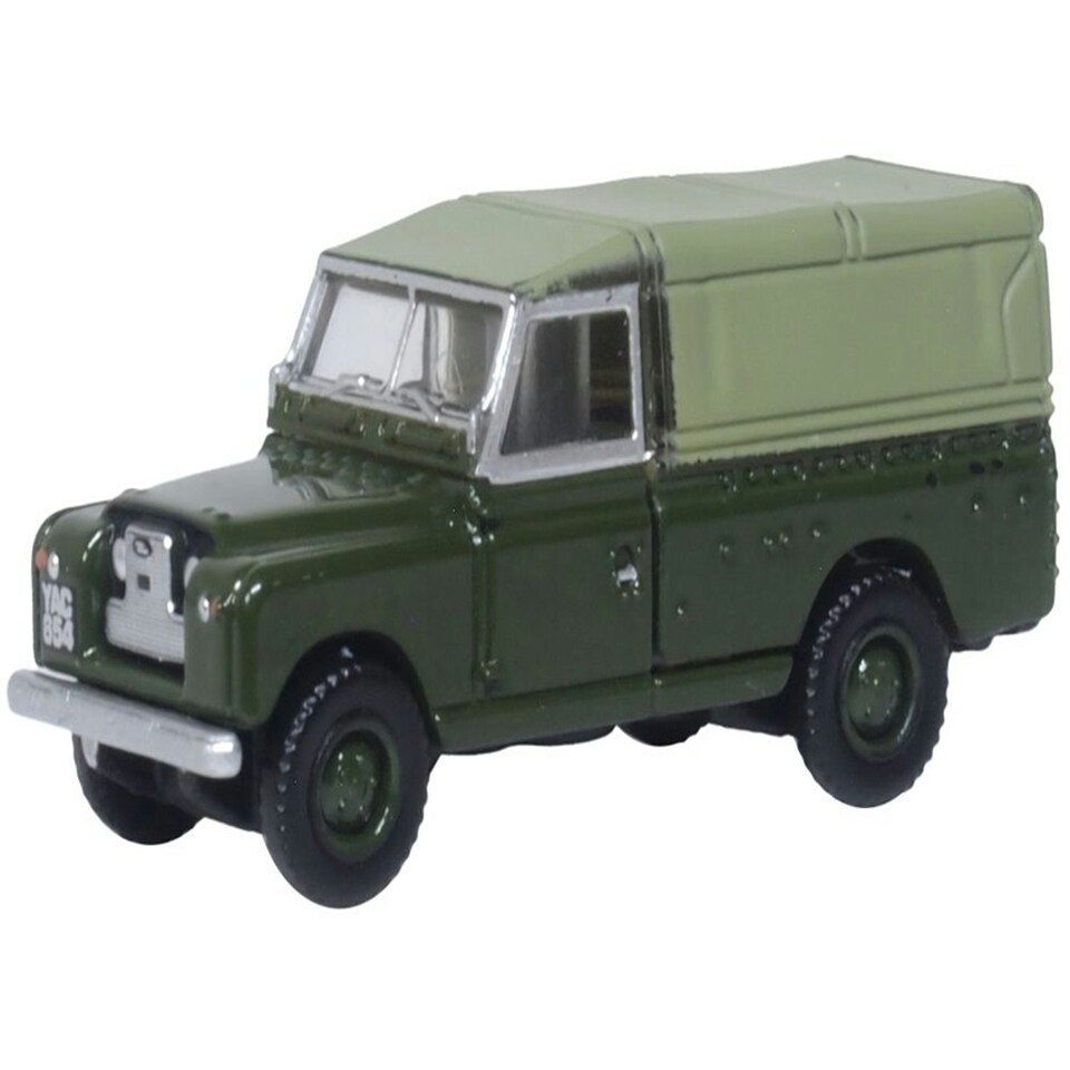 Oxford Diecast Land Rover Series II LWB Canvas Bronze Green