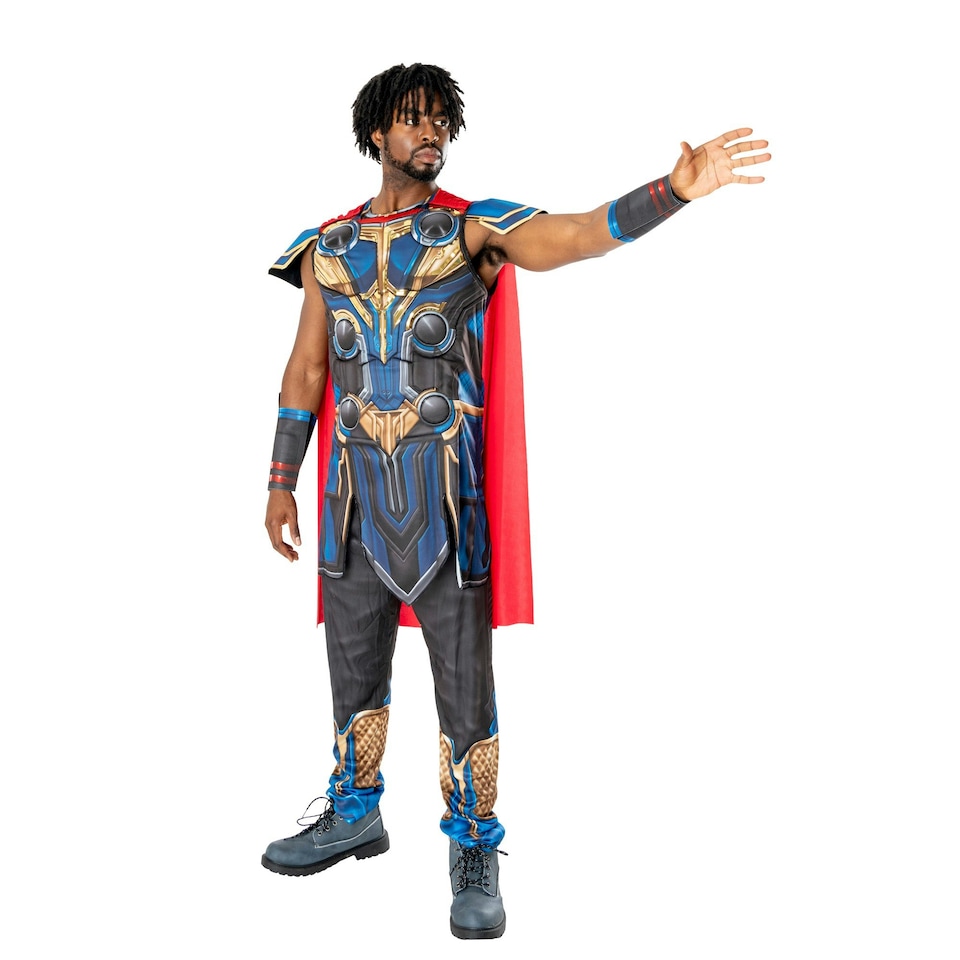 image 1 of Thor Mens Deluxe Costume - Multicoloured - Standard One Size
