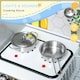 image 3 of AIYAPLAY Play Kitchen, Pretend Toy Kitchen w/ Sounds, Lights, Microwave