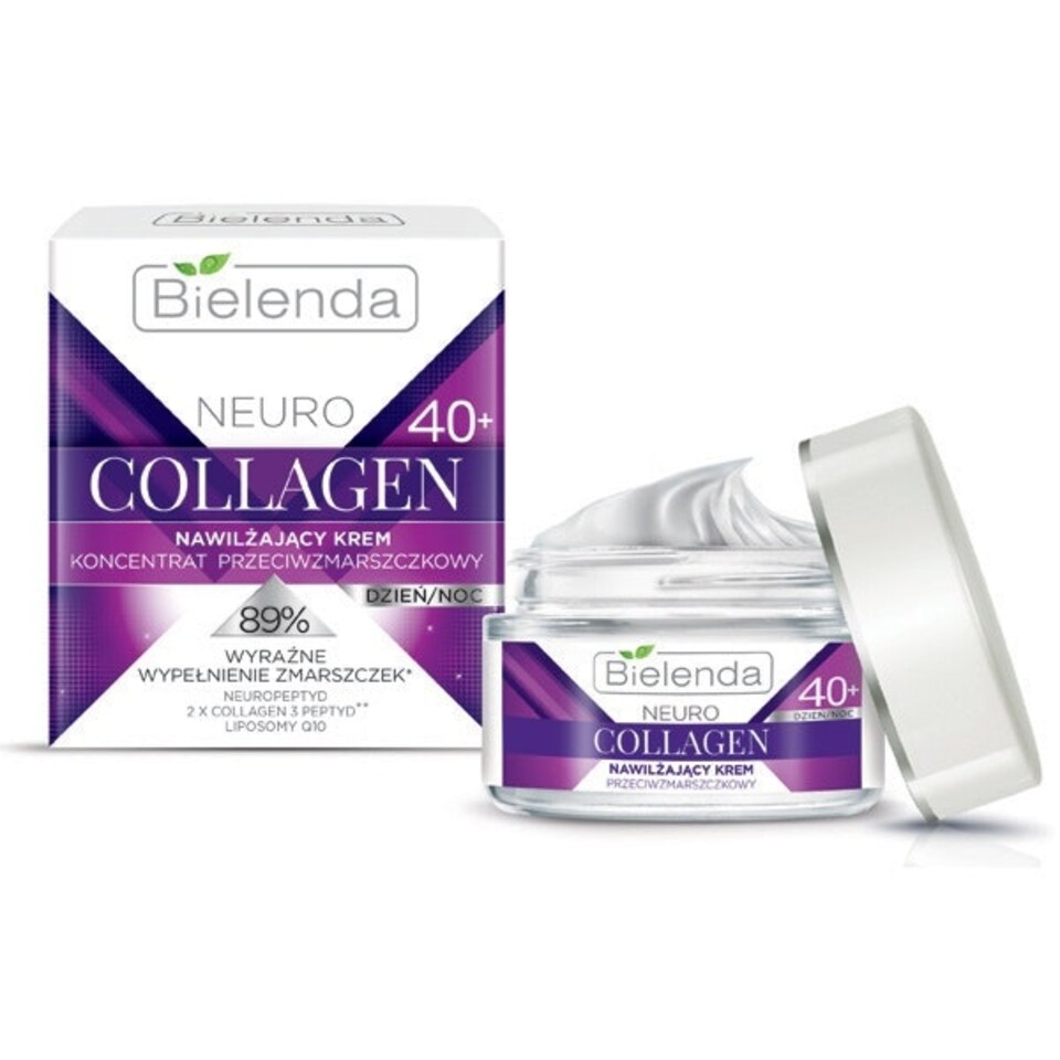 image 1 of Bielenda Neuro Collagen Moisturising Anti Wrinkle Cream Concentrate 40+ Day Night 50ml