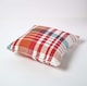 image 3 of Homescapes Red Tartan Cotton Falun Cushion Cover - 45 x 45 cm | Red | Red | 45 x 45 cm