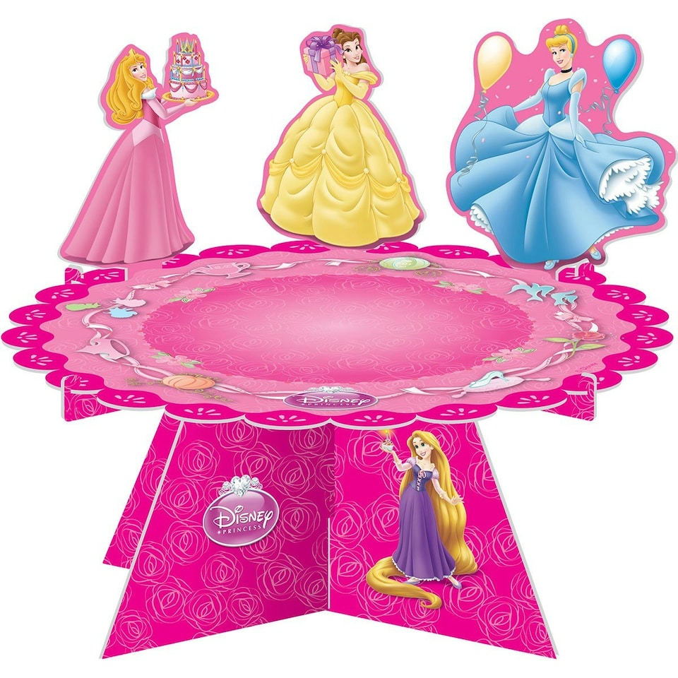 image 1 of Disney Princess Cake Stand - Pink/Multicoloured - One Size