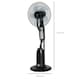 image 7 of HOMCOM 18" Pedestal Fan with Water Mist Spray, Misting Fan, 2.8L Tank Black