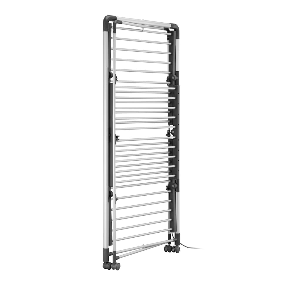 image 1 of BLACK+DECKER 63091 3-Tier Heated Clothes Airer with Cover & Wheels