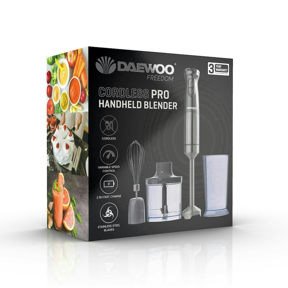 image 1 of Daewoo Freedom, Pro Cordless 3-In-1 Hand Blender