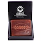 image 9 of SPORTGIFTZ - Buffalo Leather Rugby Wallet | RFID Protection | 7 Card Slots | Coin Pouch & ID Holder | Rugby Fan Accessory | Multicoloured, 10cm x 8cm, Leather Brown