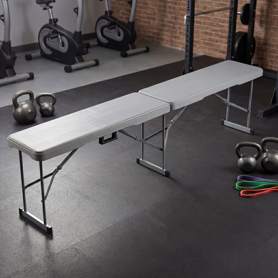 image 1 of Home Vida Folding Bench, 6ft