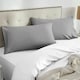 image 8 of Bamboo Silk Pillowcases Grey | Grey