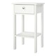 image 3 of Madrid Bedside Table with 1 Drawer in White