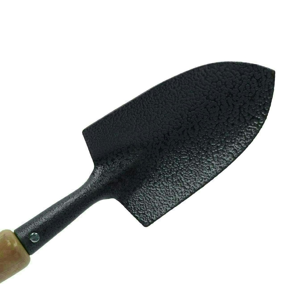 image 1 of Garden Hand Trowel Shovel Spade Digging Gardening Tool with Wooden Handle