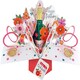 image 2 of Prosecco 3D Pop-Up Birthday Greeting Card